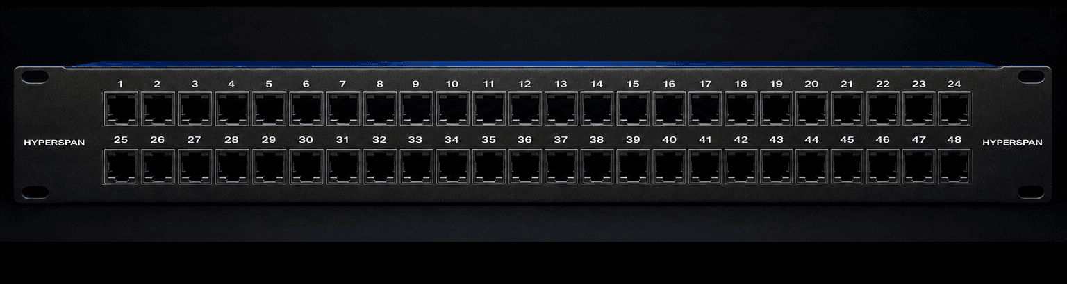 High-Density Keystone Patch Panel 48-port