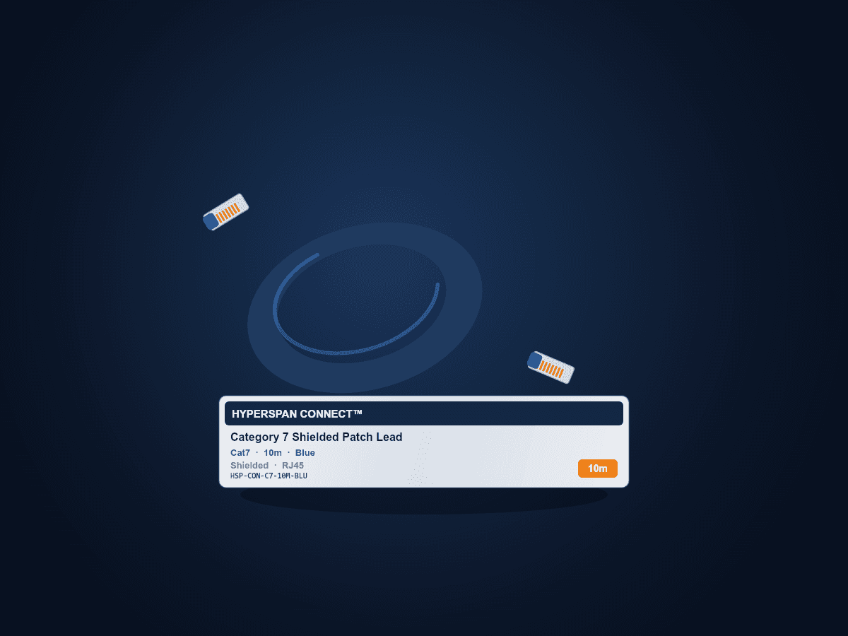 Hyperspan™ Category 7 Patch Lead 10m