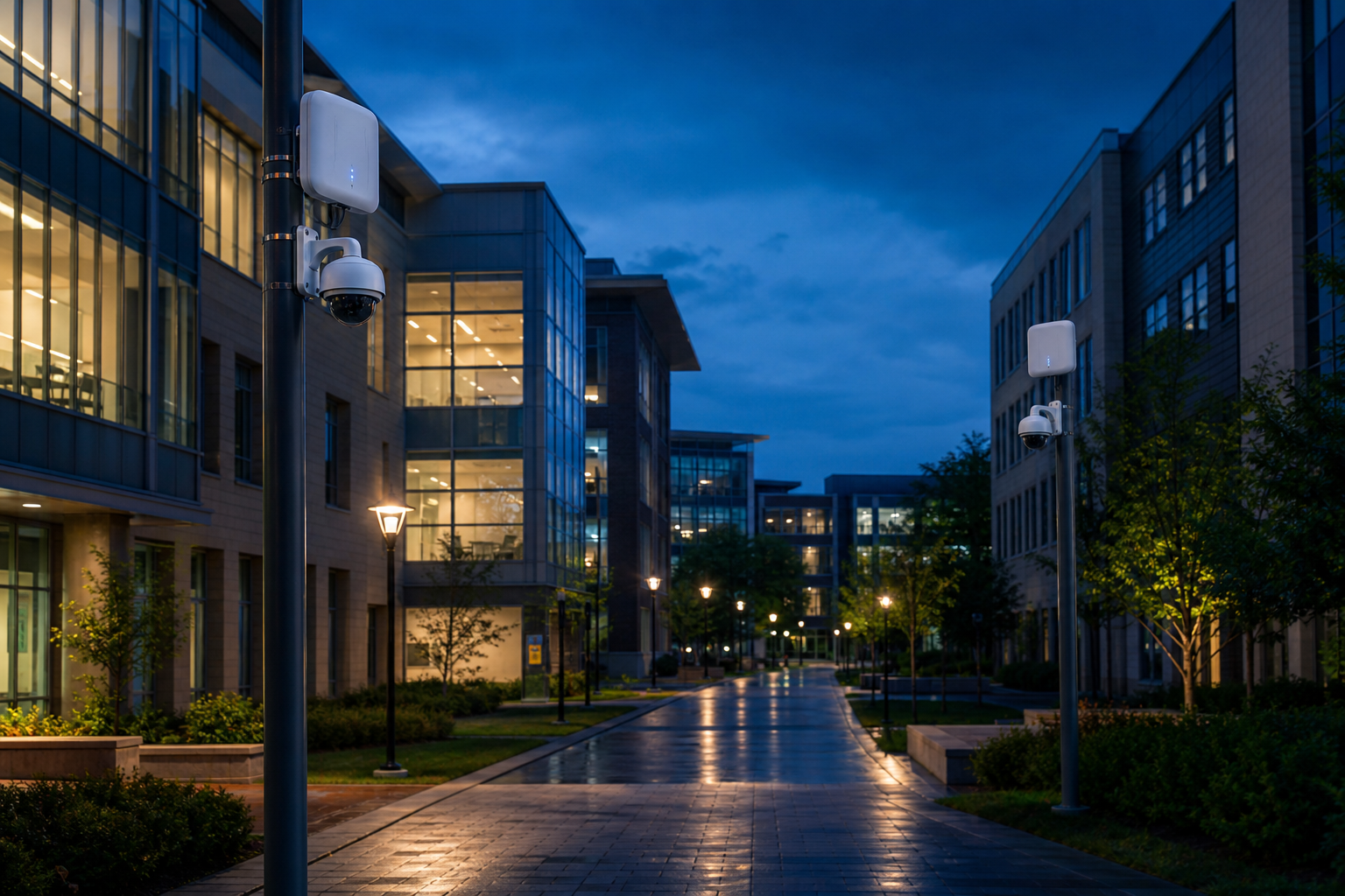 Healthcare campus multi-building context