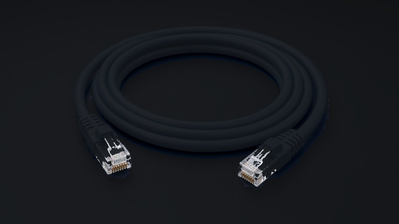Hyperspan™ Category 6A Patch Lead 0.25m Black