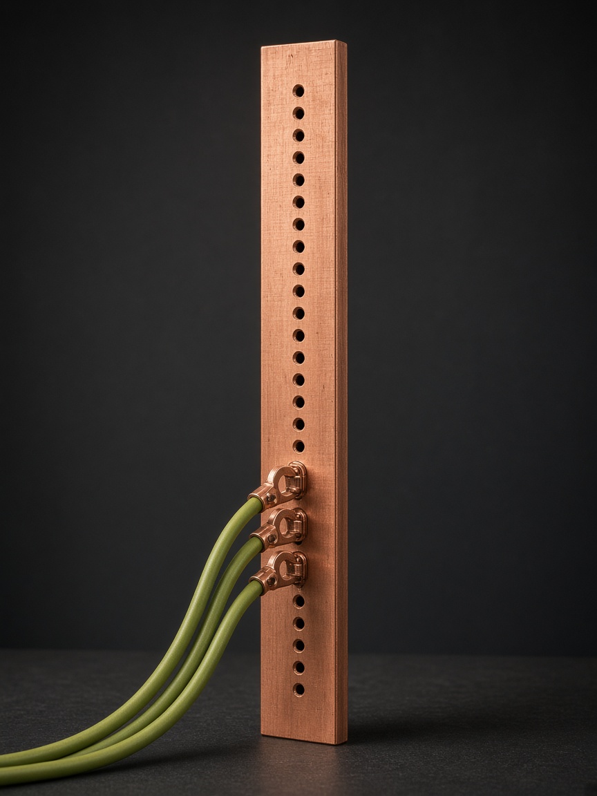 Vertical Earth Bar 42U