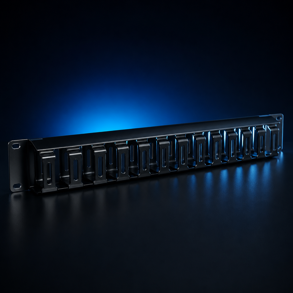 1U finger duct cable manager