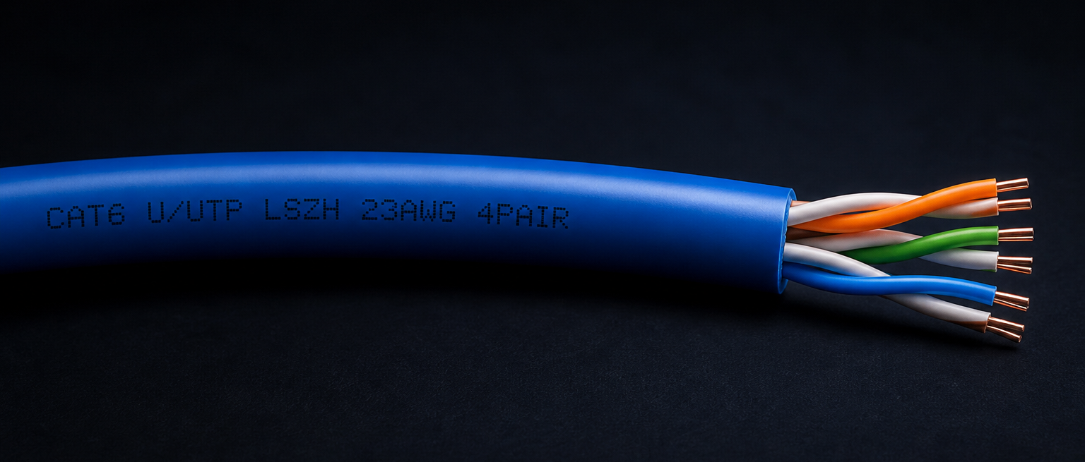 Hyperspan Core™ copper cable for rear dressing