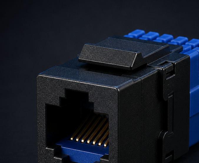 Hyperspan Terminate™ RJ45 keystone jack