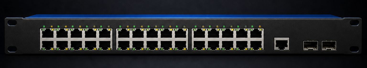 Rack-mount network switch