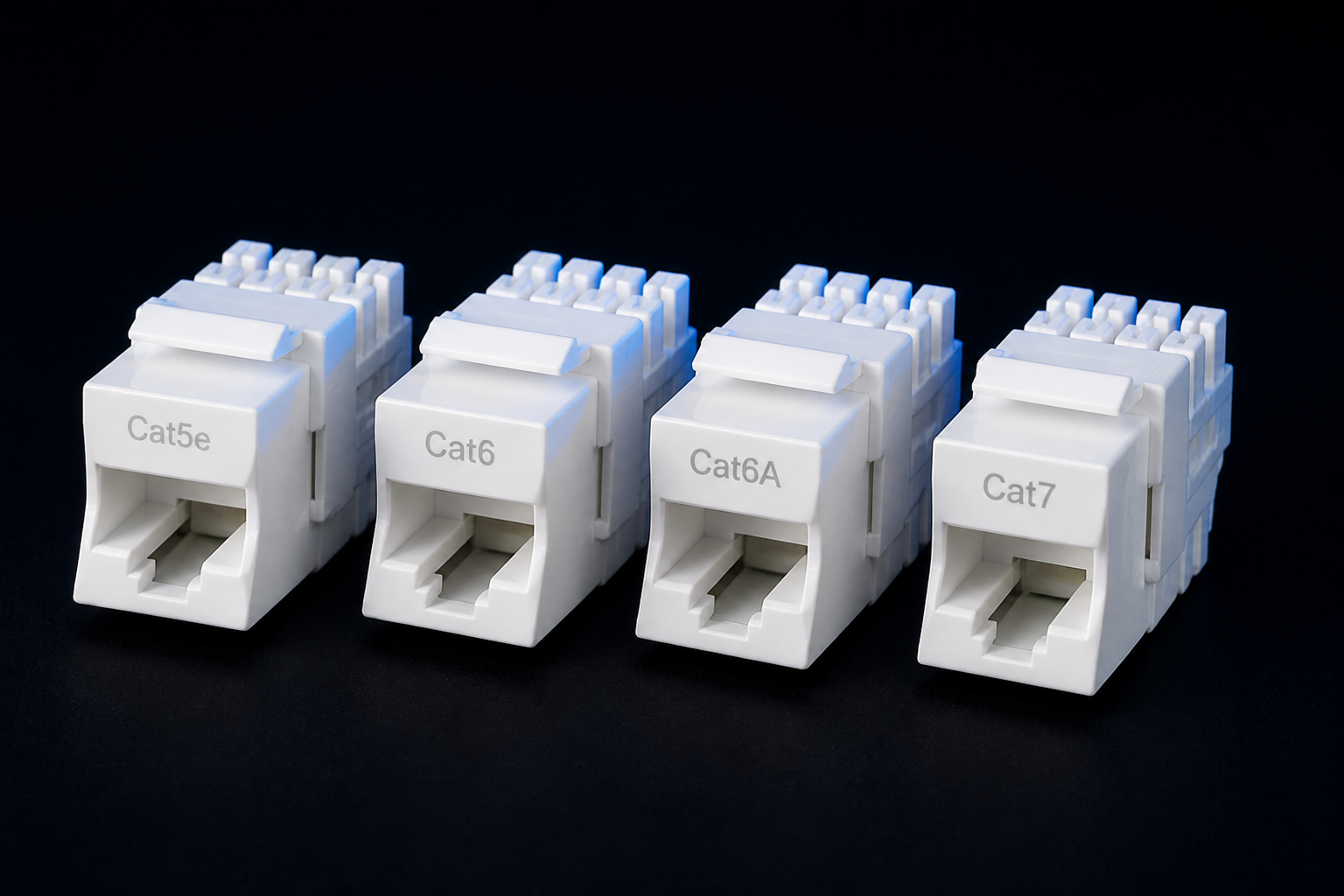 Angled faceplate jacks