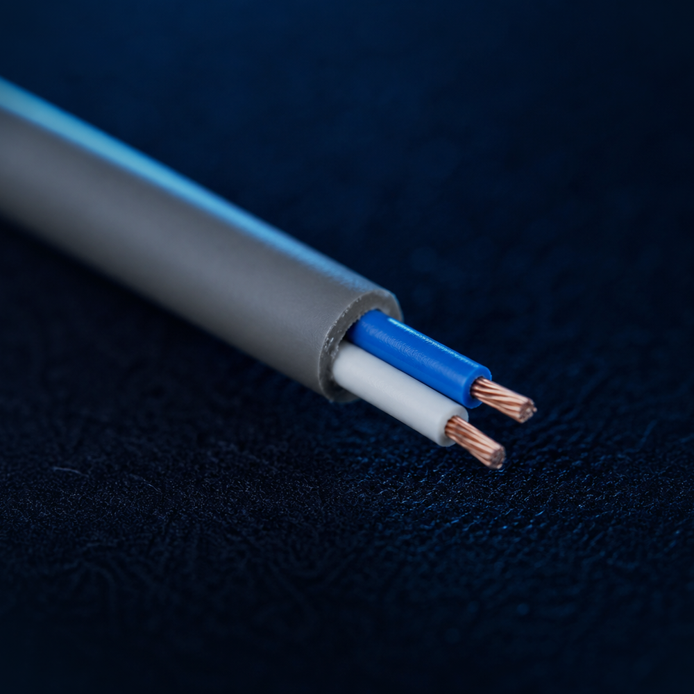 Slim 1 Pair Telephone Cable 100m